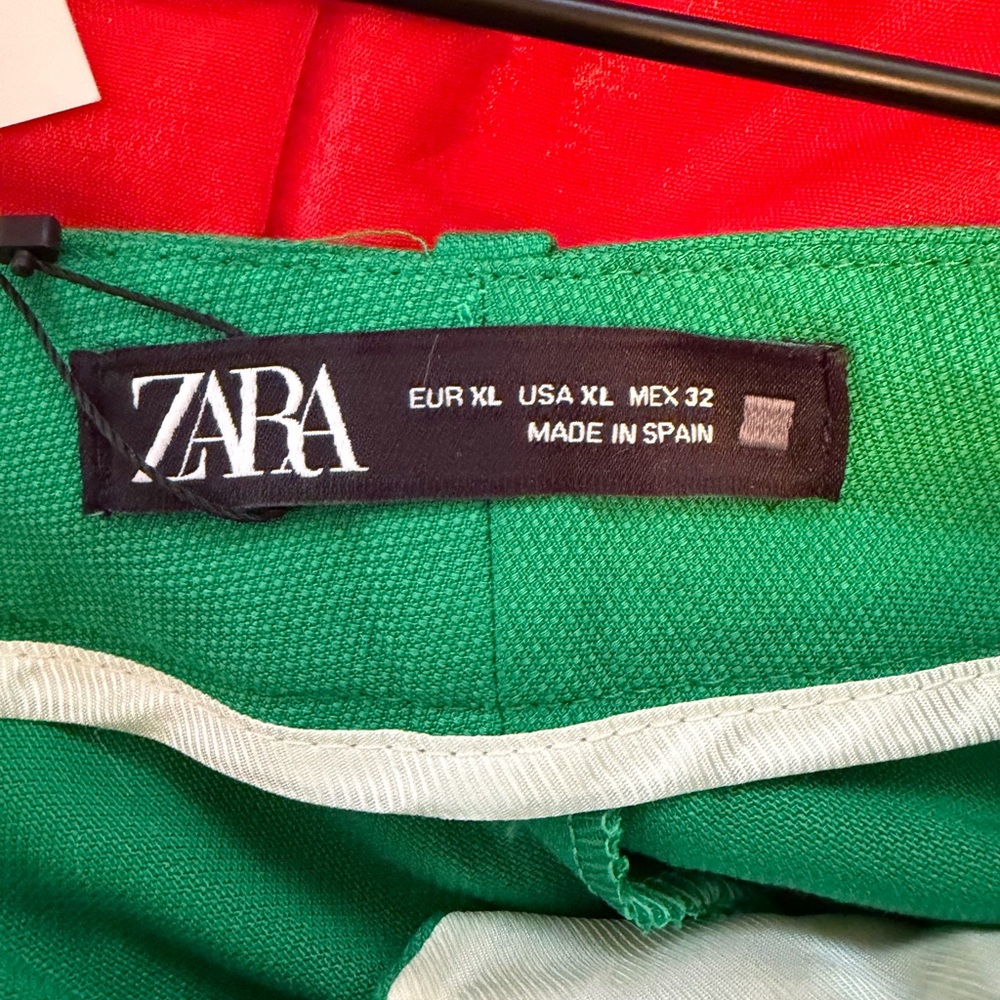 Zara Emerald Green Double-Breasted Blazer & Pants Set - Picture 9 of 14
